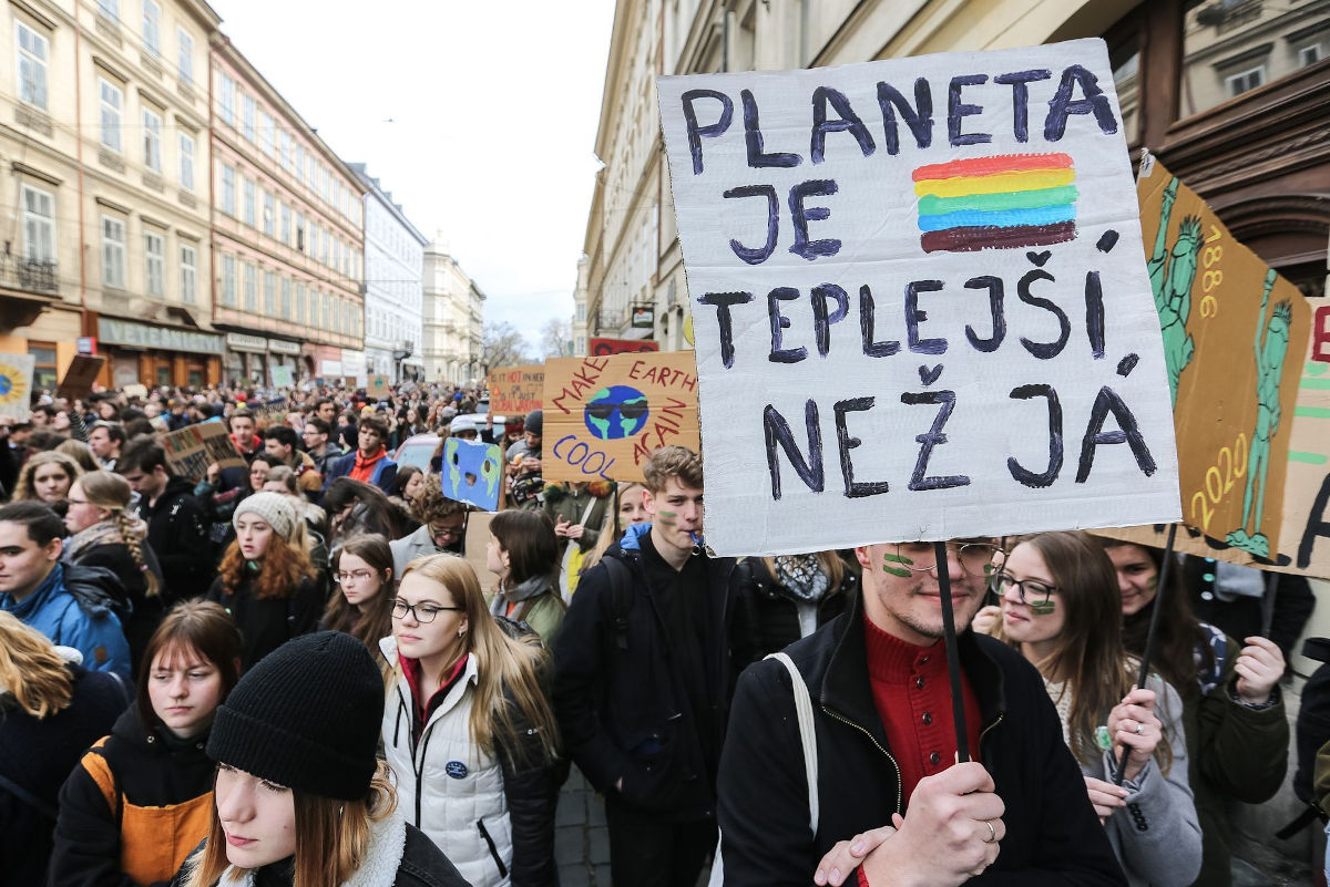 Protesty Fridays for Future jsou oblíbené i v Česku