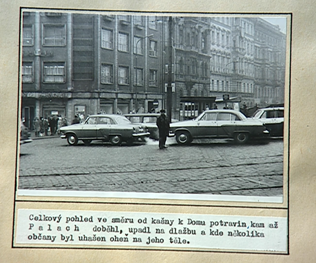 Z filmu <b><i>Poselství Jana Palacha</i></b> (r. Kristina Vlachová). Zdroj: iVysílání