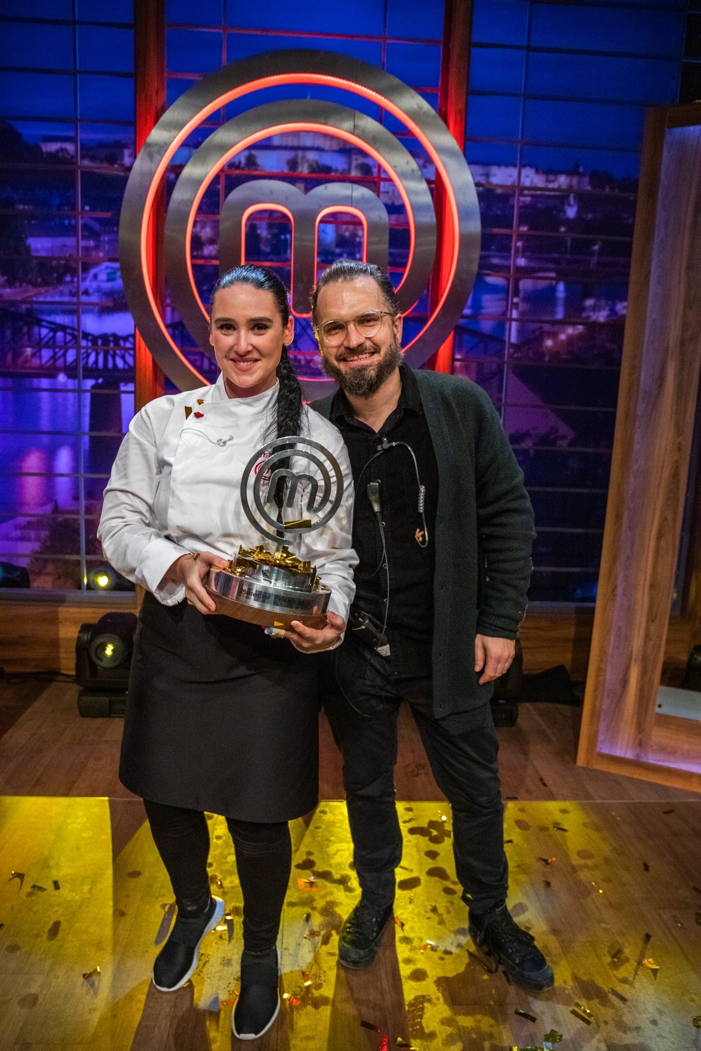 Radovan Síbrt s vítězkou poslední řady <b><i>MasterChefa</i></b>