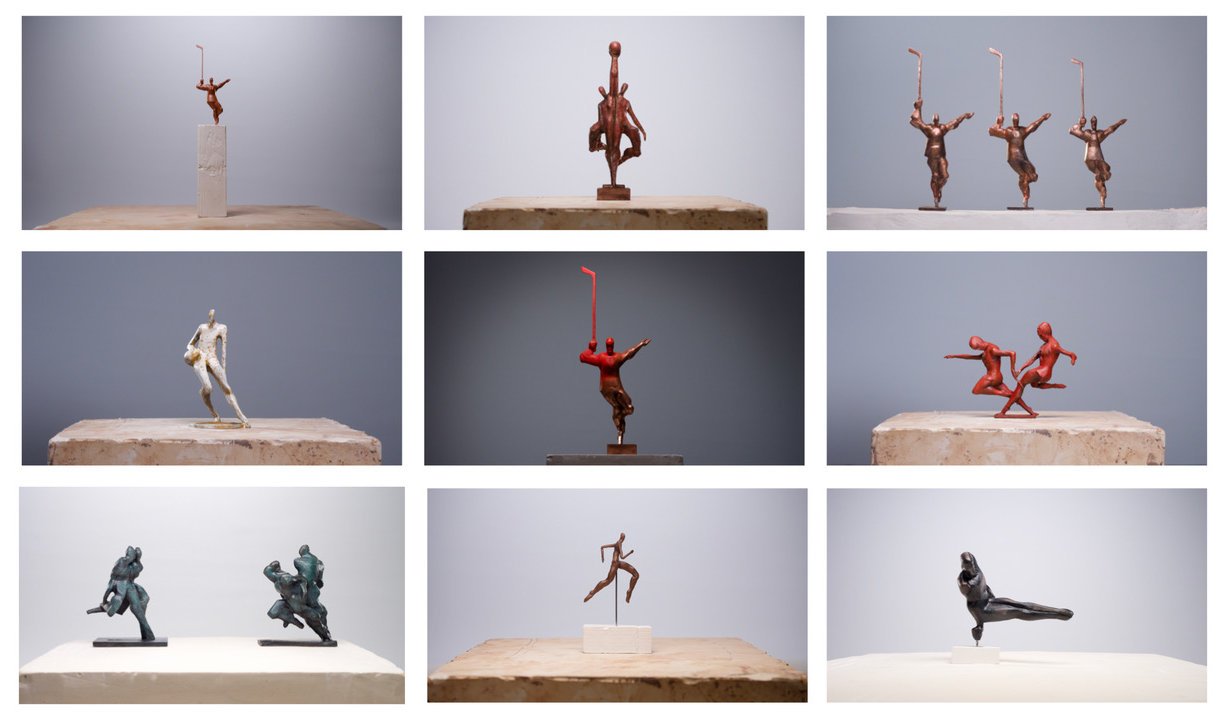 Miniatury soch. Foto archiv Michaely Režové