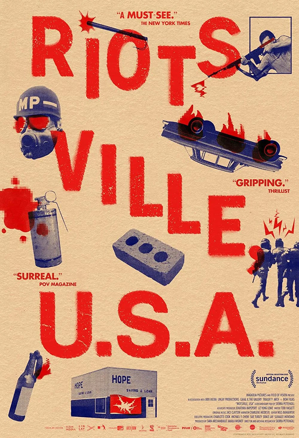 Plakát filmu <b><i>Riotsville, USA</i></b>