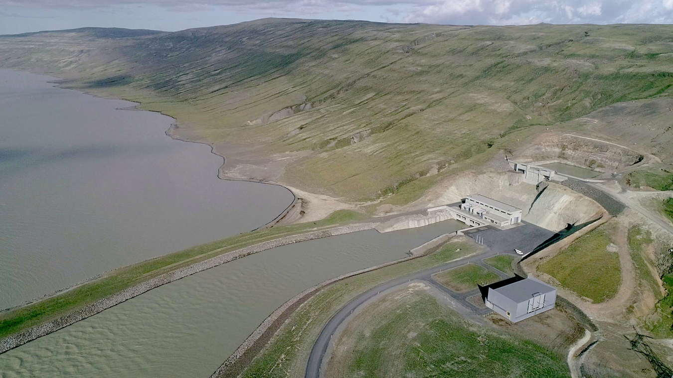 Hydroelektrárna Búðarháls. Z filmu <b><i>Neviditelné krajiny</i></b>