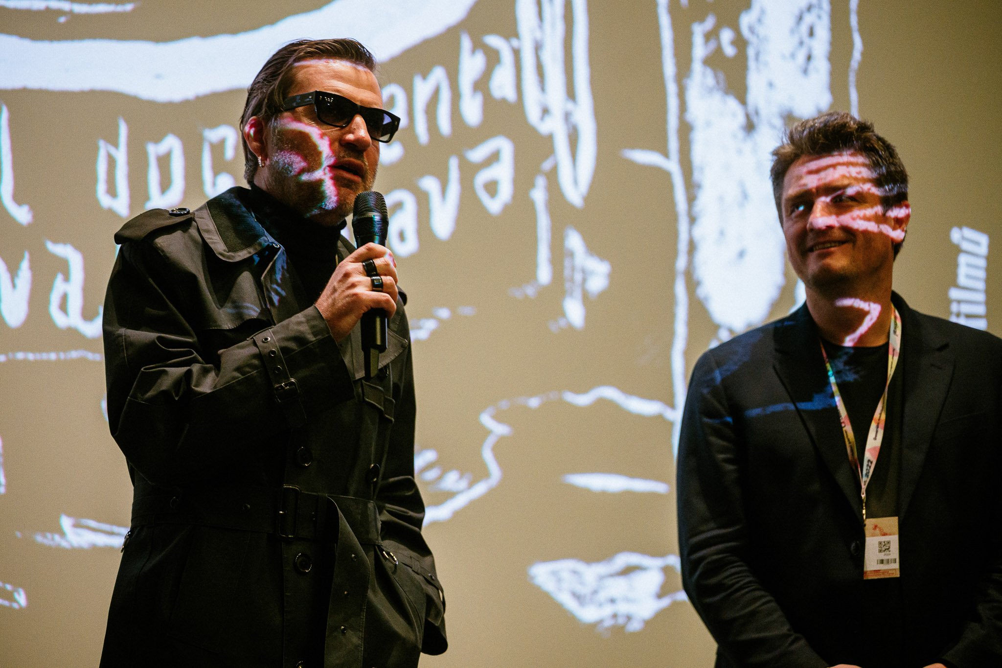 Albert Serra a ředitel MFDF Ji.hlava Marek Hovorka. Foto Jan Hromádko. Zdroj MFDF Ji.hlava
