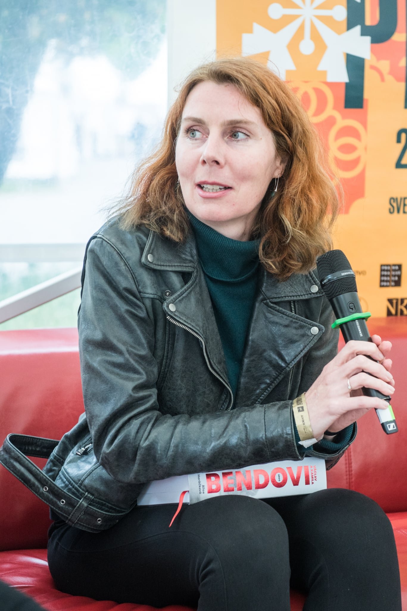 Alice Horáčková na Světě knihy. Foto Richard Klíčník, Argo