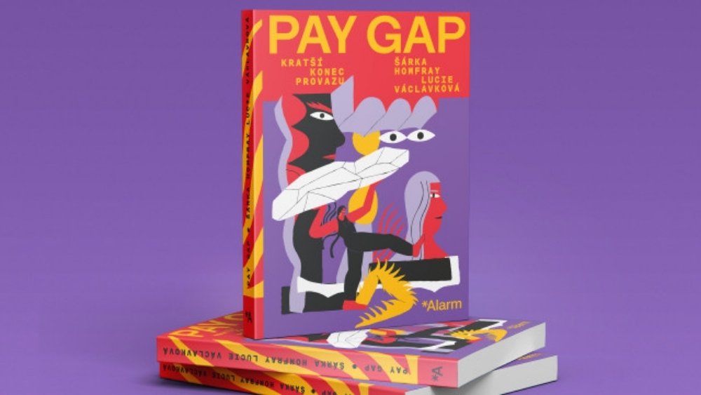 Kniha <b>Pay Gap</b> Šárky Homfray a Lucie Václavkové. Zdroj Donio Alarm