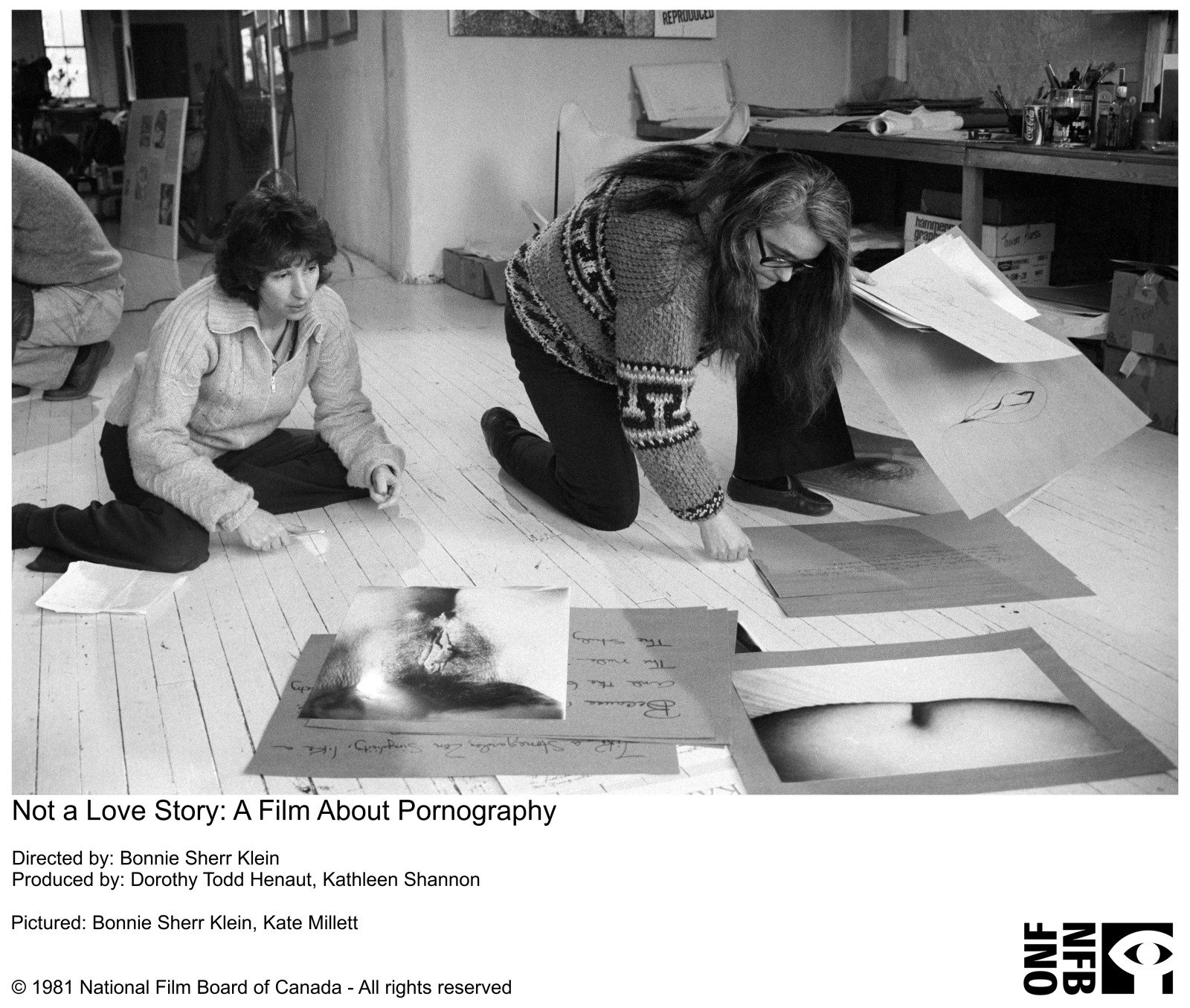 Z filmu <b><i>Žádný milostný příběh: Film o pornografii</b></i> (r. Bonnie Sherr Klein, 1981). Zdroj MFDF Ji.hlava 