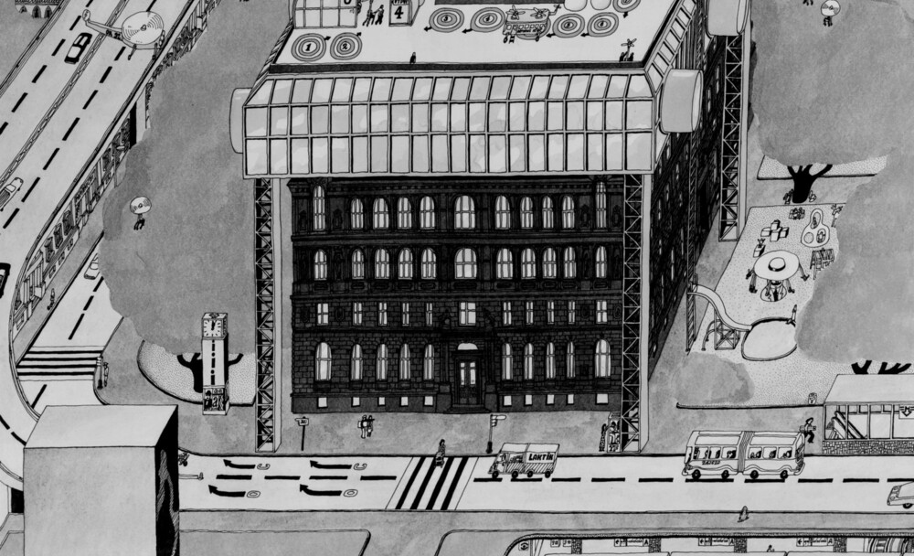 Z kolektivního filmu <b><i>Pozdrav</i></b>, 1972. Archiv ateliéru