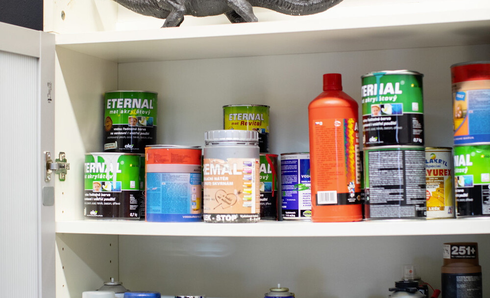 Zákoutí ateliéru. Foto: Lukáš Hlavín, archiv ateliéru