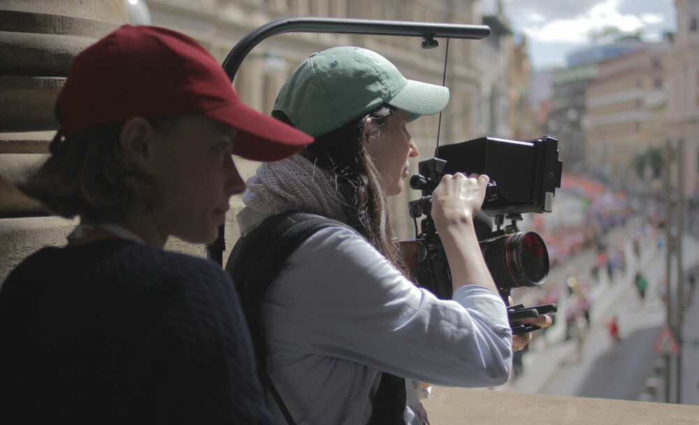 Z natáčení filmu <b><i>Na značky!</i></b>