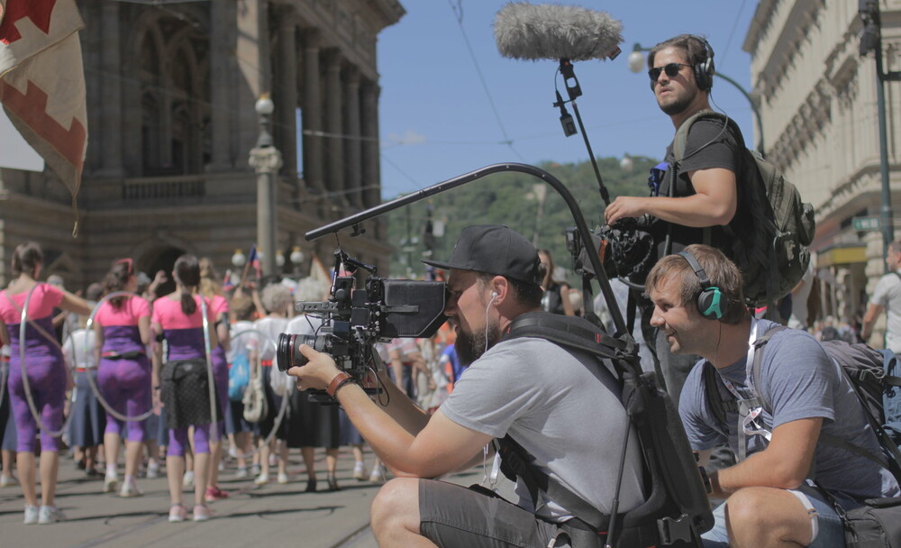 Z natáčení filmu <b><i>Na značky!</i></b>