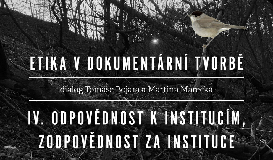 Etika v dokumentární tvorbě – IV. Odpovědnost k institucím, zodpovědnost za instituce